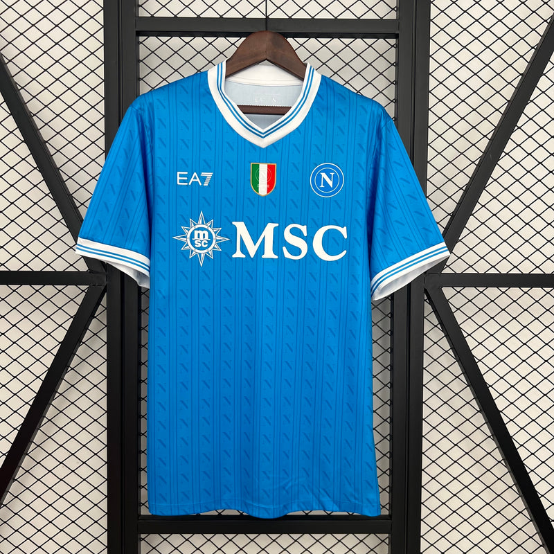 Camisola Napoli I 25/26 – Equipamento Principal Masculino Azul Celeste