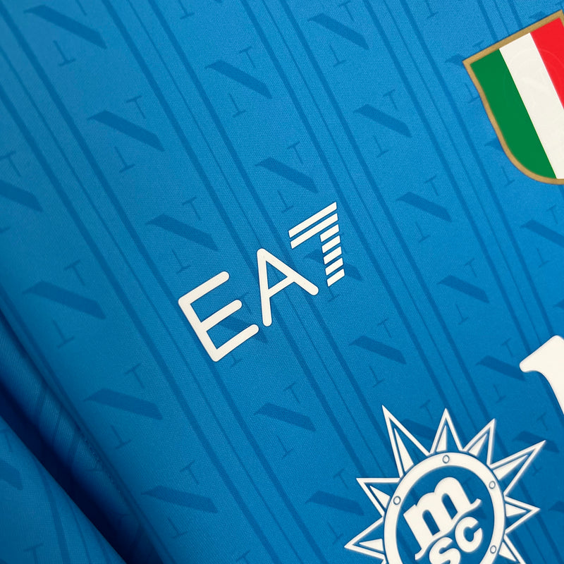 Camisola Napoli I 25/26 – Equipamento Principal Masculino Azul Celeste