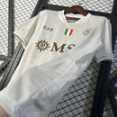 Camisola Napoli II 25/26 – Equipamento Alternativo Branco com Dourado