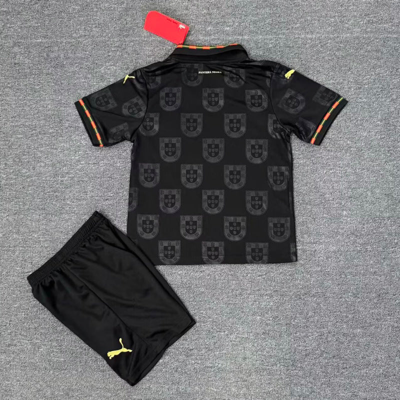 Camisola Portugal Alternativa Edição Especial Eusébio 25/26 – Conjunto Infantil