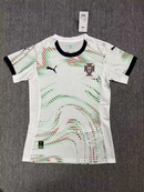 Camisola Portugal II 25/26 Mulher – Equipamento Alternativo Branco; 
