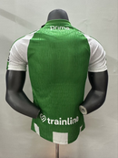 Camisola Real Betis I 2526 Versão Jogador  Modelo Titular Verde e Branco  Réplica Tailandesa Premium