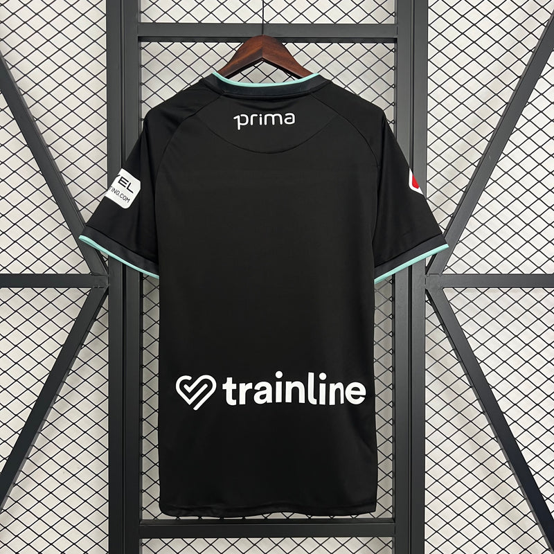 Camisola Real Betis III 2526  Terceiro Uniforme Preto e Verde-Menta