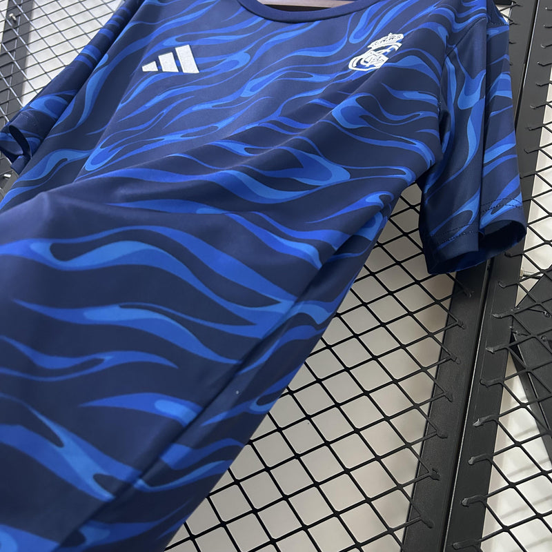 Camisola Real Madrid Treino 25/26 – Azul Marinho