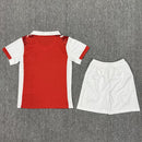 Camisola SC Braga I 2526 - Conjunto Infantil Vermelho e Branco