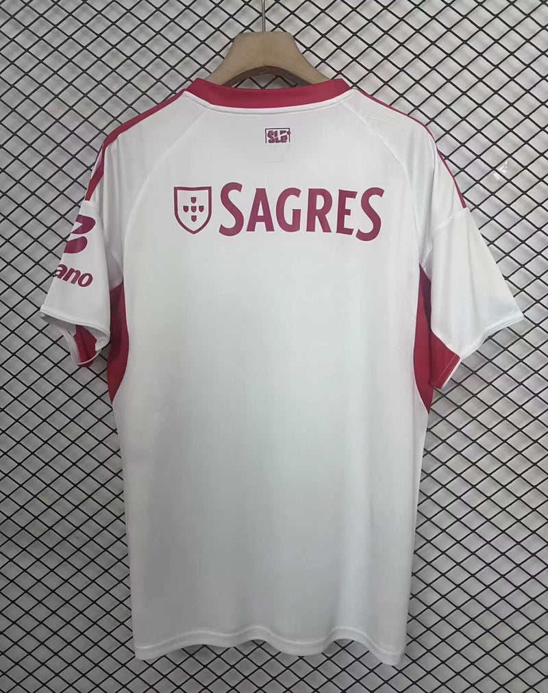 Camisola SL Benfica Alternativa Branco 25/26 – Homem  Equipamento Secundário