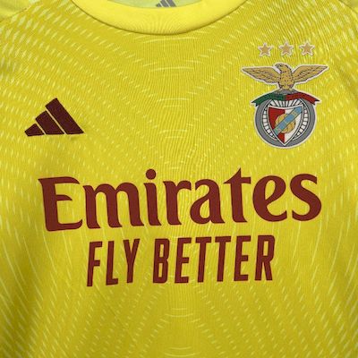 Camisola SL Benfica Guarda‑Redes 25/26 Criança – Conjunto Infantil Amarelo