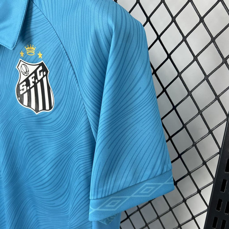 Camisola Santos III 25/26 Azul – Terceiro Equipamento Santos Celeste Masculino