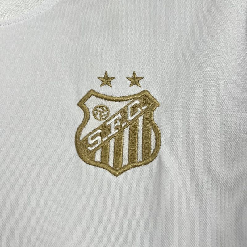 Camisola Santos Pelé 1000 Gols – Edição Especial Branca – Homem