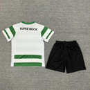 Camisola Sporting CP 25/26 Infantil – Conjunto Principal Verde e Branco