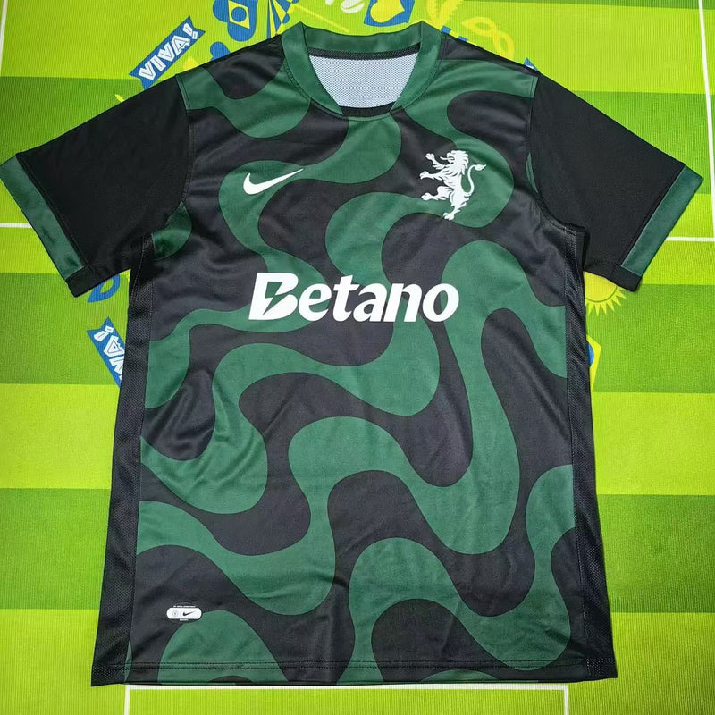 Camisola Sporting CP Alternativa 25/26 Homem – Equipamento Alternativo Preto