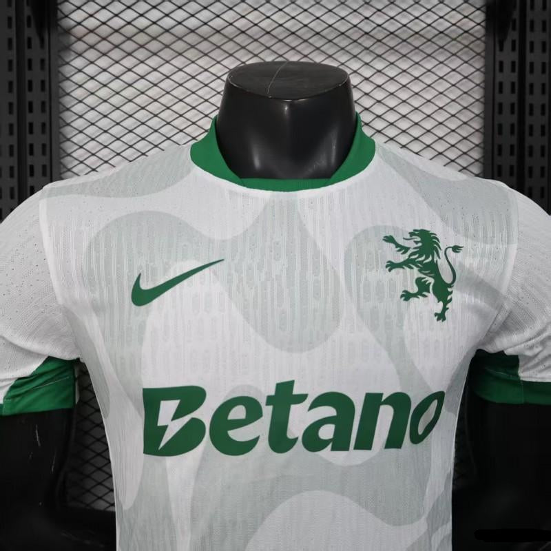 Camisola Sporting CP Alternativa Branca 25/26 – Versão Jogador Masculina