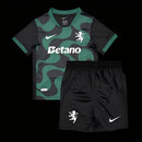 Camisola Sporting CP Alternativa Preto e Verde 25/26 - Conjunto Infantil