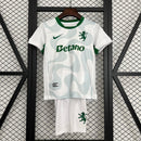 Camisola Sporting CP III 2526 Infantil – Conjunto Alternativo Branco