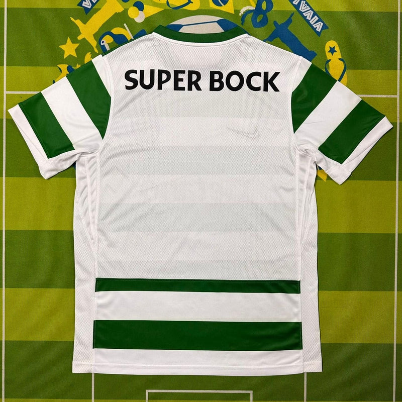 Camisola Sporting CP Principal 25/26 Homem – Equipamento Principal Verde e Branco