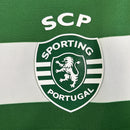 Camisola Sporting CP Principal 25/26 Mulher – Equipamento Verde e Branco Feminino