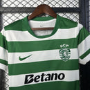 Camisola Sporting CP Principal 25/26 Mulher – Equipamento Verde e Branco Feminino
