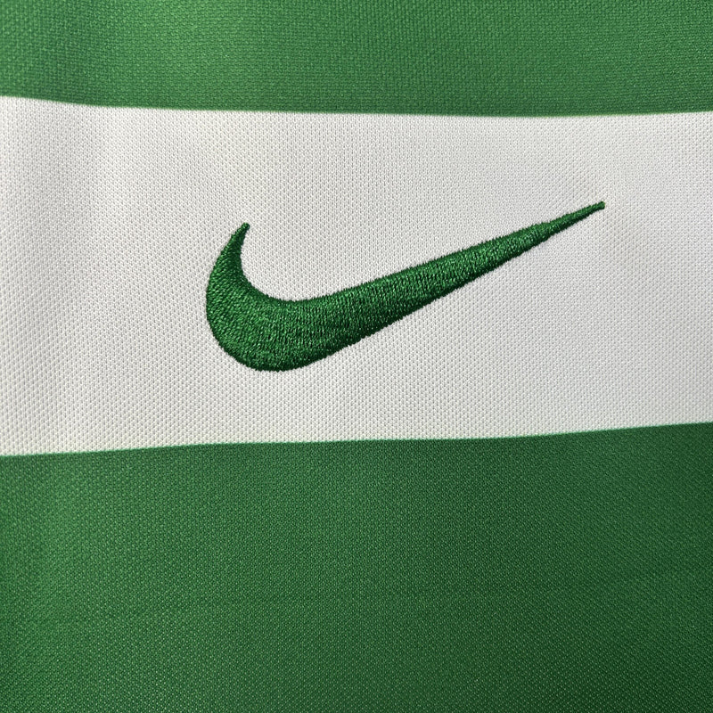 Camisola Sporting CP Principal 25/26 Mulher – Equipamento Verde e Branco Feminino