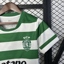 Camisola Sporting CP Principal 25/26 Mulher – Equipamento Verde e Branco Feminino