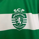 Camisola Sporting CP Principal 25/26 – Homem  Equipamento Verde e Branco