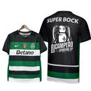 Camisola Sporting Lisboa I 24/25 Homem – Equipamento Principal BICAMPEÃO com Patch Oficial