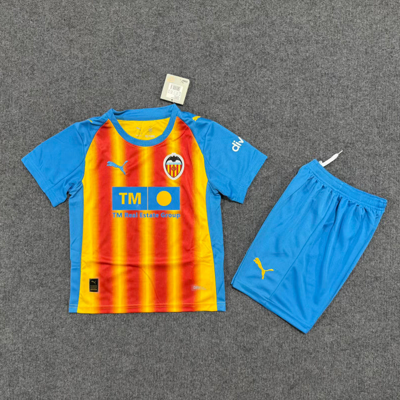 Camisola Valencia III 2526 – Conjunto Infantil Oficial