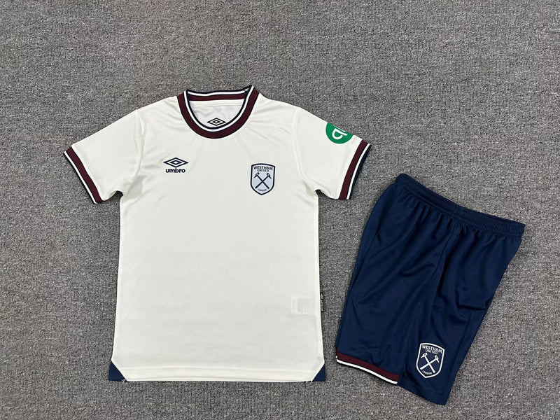 Camisola West Ham Alternativa 2526 – Conjunto Infantil
