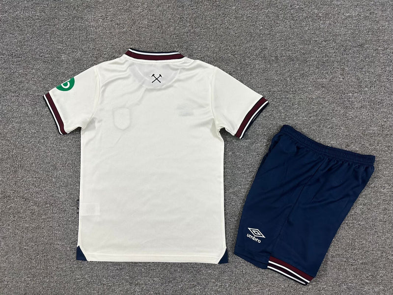 Camisola West Ham Alternativa 2526 – Conjunto Infantil