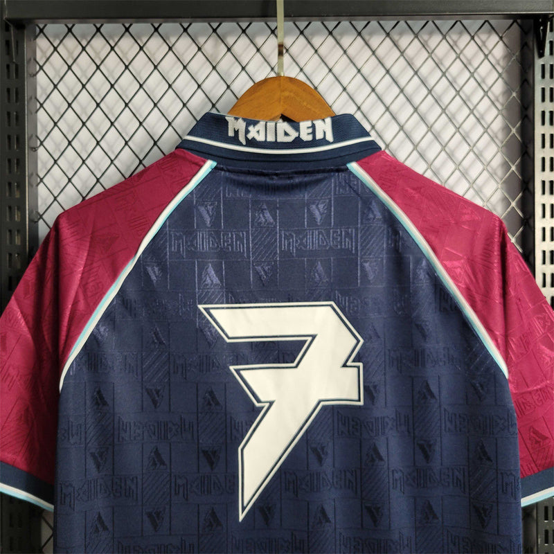 Camisola West Ham x Iron Maiden I 99/01 Homem (Retro) – Versão 2 com Escudo dos Hammers