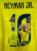 CAMISOLA BRASIL 2026/27 – COPA DO MUNDO (COM PERSONALIZAÇÃO – NEYMAR 10)