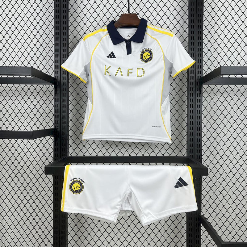 Conjunto Infantil Al Nassr III 25/26 – Camisola e Calção Criança 