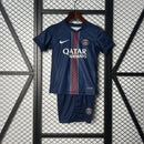Conjunto Infantil Paris Saint-Germain I 25/26 – Camisola e Calção PSG Criança