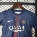 Conjunto Infantil Paris Saint-Germain I 25/26 – Camisola e Calção PSG Criança