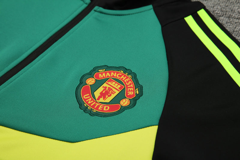 MANCHESTER UNITED FATO DE TREINO 24/25 - UNISSEX/UNISSEXO - VERDE E PRETO