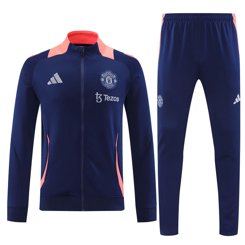 MANCHSTER UNITED FATO DE TREINO 24/25 - UNISSEX/UNISSEXO - AZUL