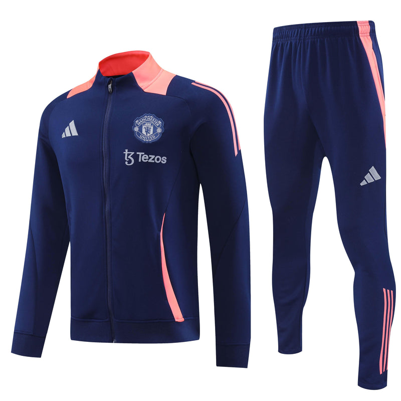 MANCHSTER UNITED FATO DE TREINO 24/25 - UNISSEX/UNISSEXO - AZUL