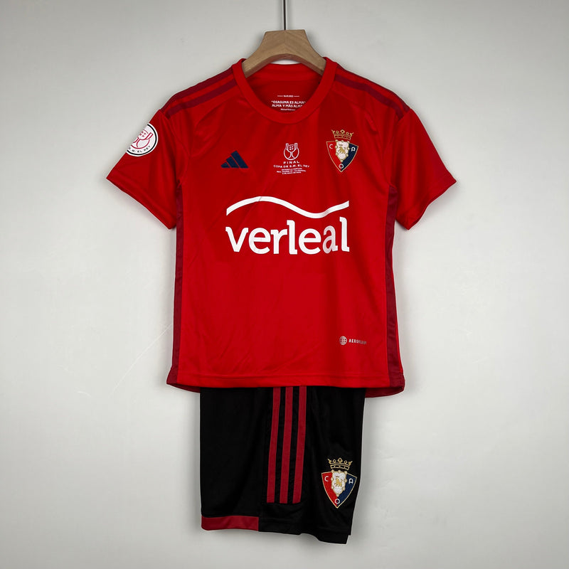 CAMISOLA OSASUNA I 23/24 CONJUNTO INFANTIL
