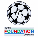PATCH  BADGE - CHAMPIONS LEAGUE 4 TÍTULOS (AJAX) + FOUNDATION - KIT