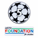 PATCH / BADGE - CHAMPIONS LEAGUE 5 TÍTULOS (BARCELONA) + FOUNDATION - KIT