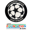 PATCH  BADGE - EUROPA LEAGUE CAMPEÃO 2026 (ASTON VILLA) + FOUNDATION - KIT