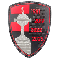 PATCH / BADGE - LIBERTADORES 4 TÍTULOS (FLAMENGO)