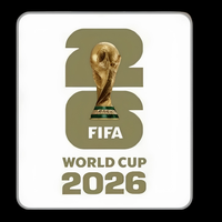 PATCH / BADGE - MUNDIAL 2026 - COPA DO MUNDO 2026 - WORD CUP 2026 - DOURADO