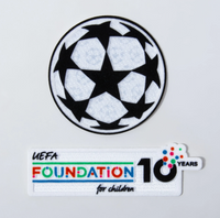 PATCH / BADGE - CHAMPIONS LEAGUE + FOUNDATION 10 YEARS - KIT