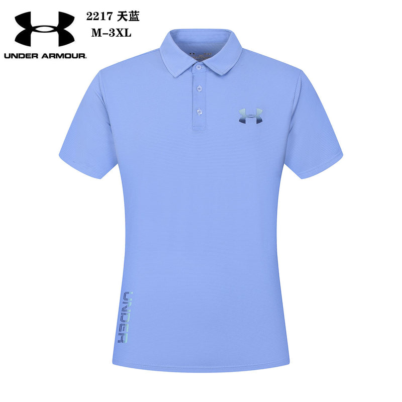 POLO UNDER ARMOUR HOMEM - AZUL CLARO
