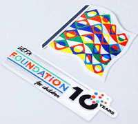 PATCH / BADGE - NATIONS LEAGUE 2025 + UEFA Foundation for Children 10 Years