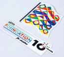 PATCH / BADGE - NATIONS LEAGUE 2025 + UEFA Foundation for Children 10 Years