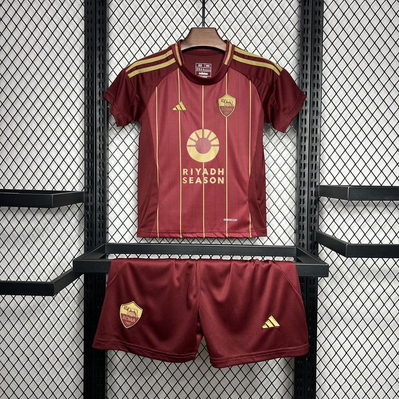 CAMISOLA ROMA I 24/25 CONJUNTO INFANTIL