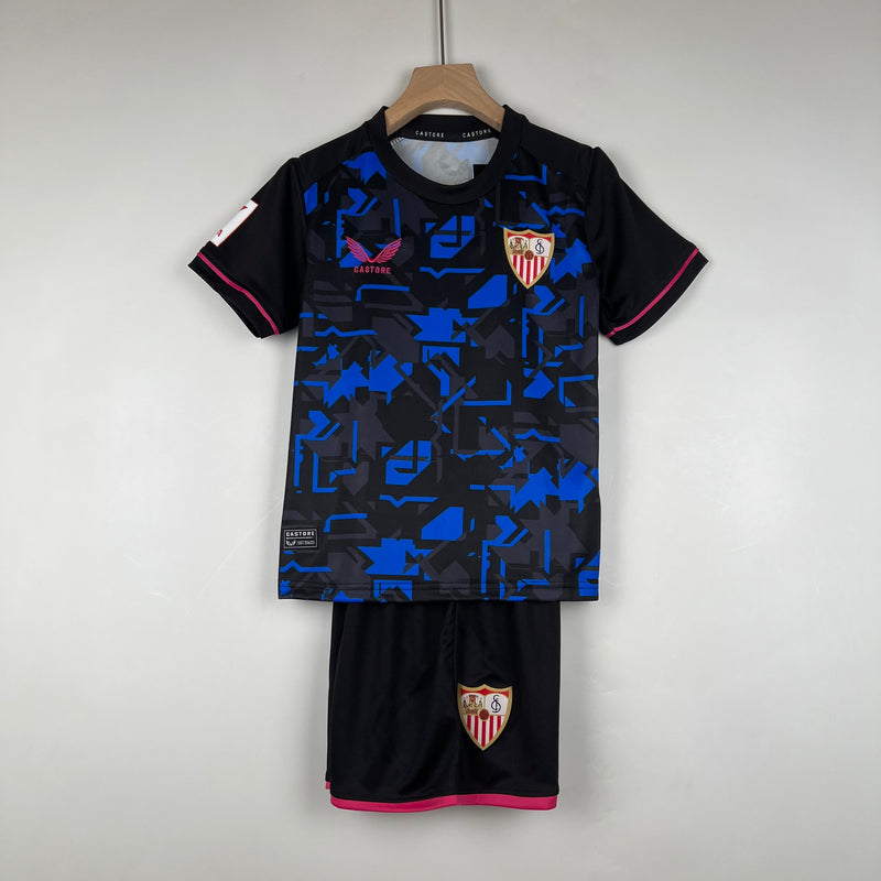 CAMISOLA SEVILLA III 23/24 CONJUNTO INFANTIL
