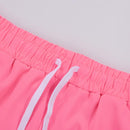 SHORT ADIDAS MULHER - ROSA CLARO