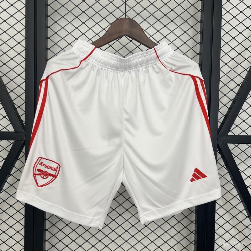 SHORT ARSENAL BRANCO 25 26